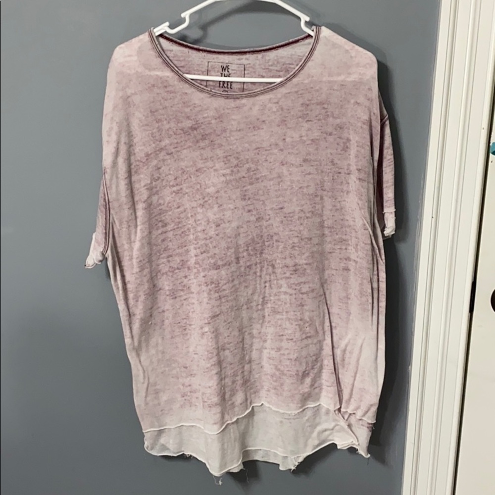 Free People oversized Tee size Small